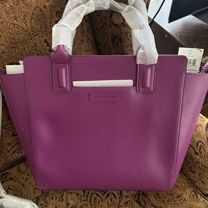 Vera Bradley Plum Large Tote Bag
